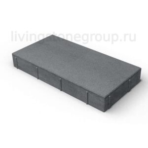 Тротуарная плитка вибропрессованная прямоугольник 600x200x60 - 80