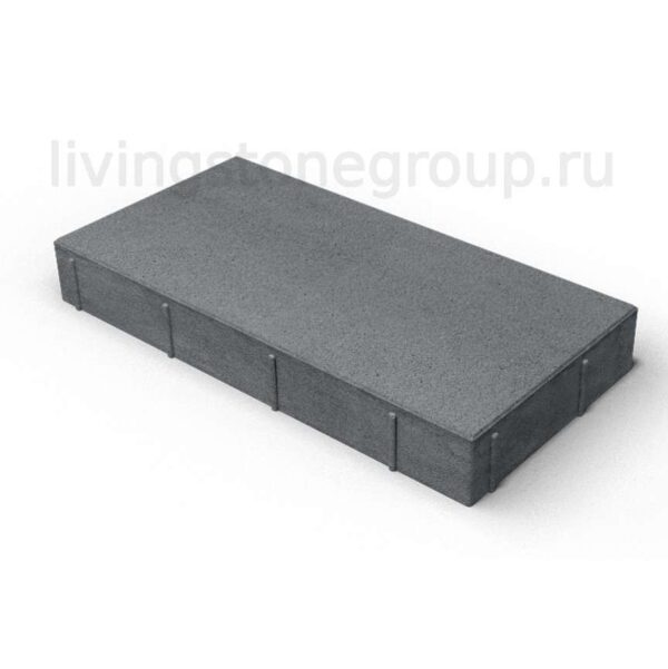 Тротуарная плитка вибропрессованная прямоугольник 600x200x60 - 80